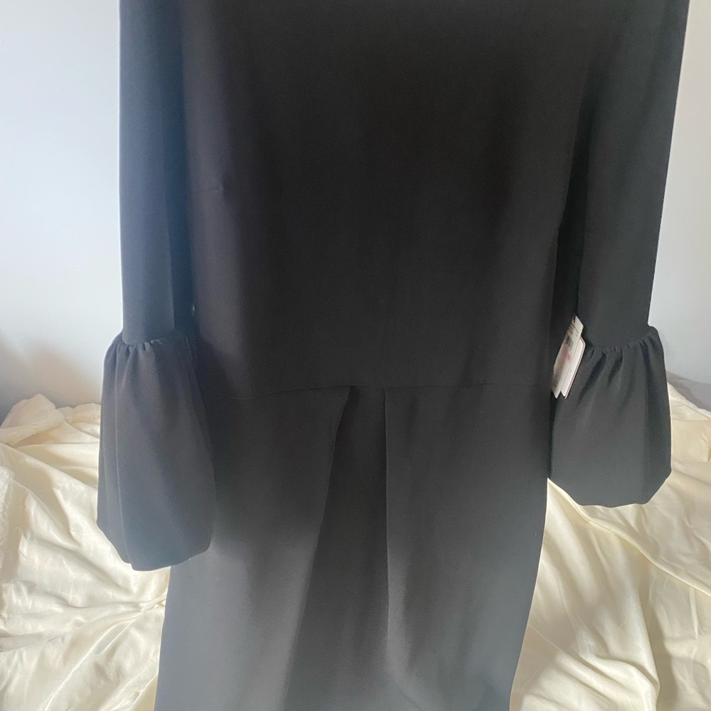 Laundry By Shelli Segal Black Long Sleeve Dress